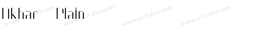 Akbar  Plain字体转换